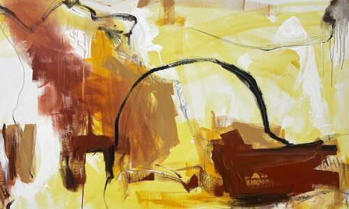 Between Thunder di Cheryl Harrison, Pittura in vendita su Singulart