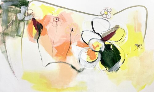 Daisy Chain van Cheryl Harrison, Schilderij te koop op Singulart