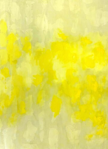 Floating Yellow di Cheryl Harrison, Pittura in vendita su Singulart