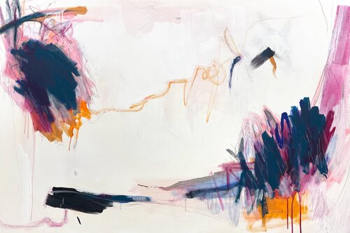 Happy Place de Cheryl Harrison, Pintura a la venta en Singulart