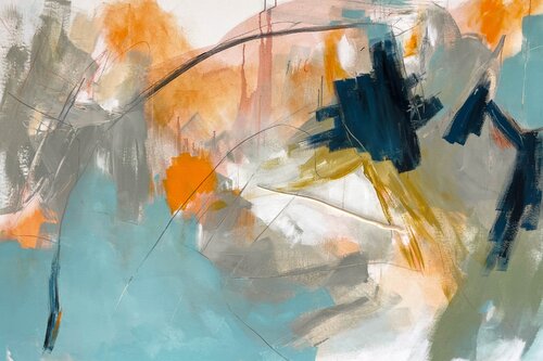 Glamping di Cheryl Harrison, Pittura in vendita su Singulart