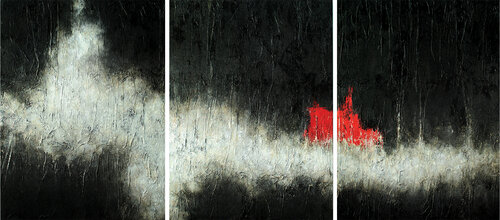 Conscious Interval - Triptych di Peisy Ting, Pittura in vendita su Singulart