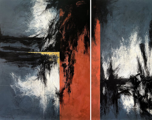 Intensity of Purpose - Diptych Peisy Ting