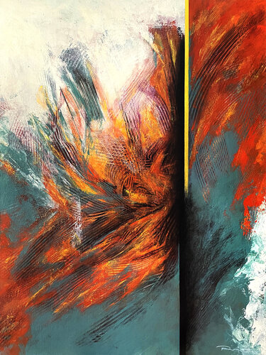 Dancing Warrior by Peisy Ting, Painting for Sale on Singulart