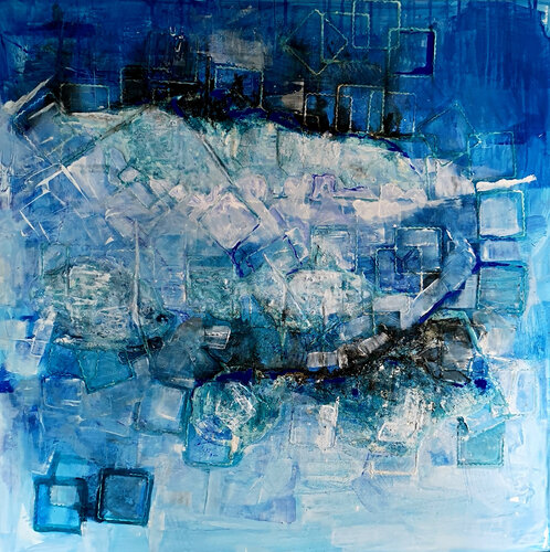 Icezeit von Birgit Günther, Malerei kaufen auf Singulart