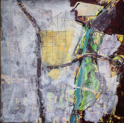 Art at the district van Birgit Günther, Schilderij te koop op Singulart