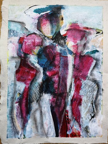 Eng umschlungen by Birgit Günther, 종이 for Sale on Singulart