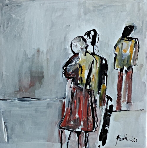 Figuren 4 di Birgit Günther, Pittura in vendita su Singulart