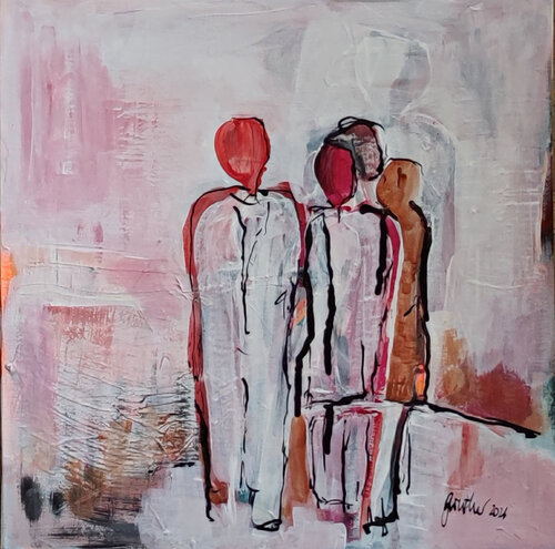Figuren 5 di Birgit Günther, Pittura in vendita su Singulart