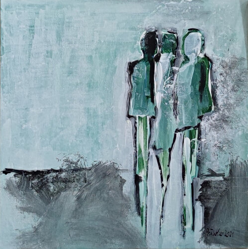 Figuren 6 di Birgit Günther, Pittura in vendita su Singulart