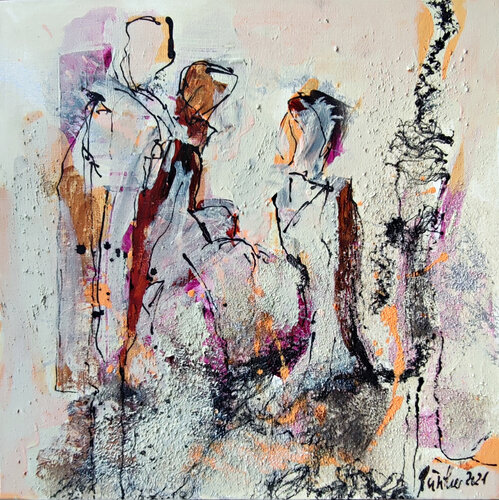 Figuren 7 di Birgit Günther, Pittura in vendita su Singulart