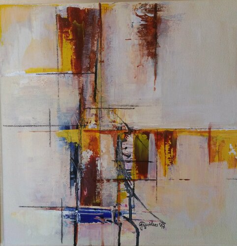 The line by Birgit Günther, Painting for Sale on Singulart