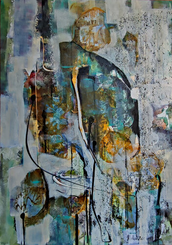 Behind the seem di Birgit Günther, Pittura in vendita su Singulart