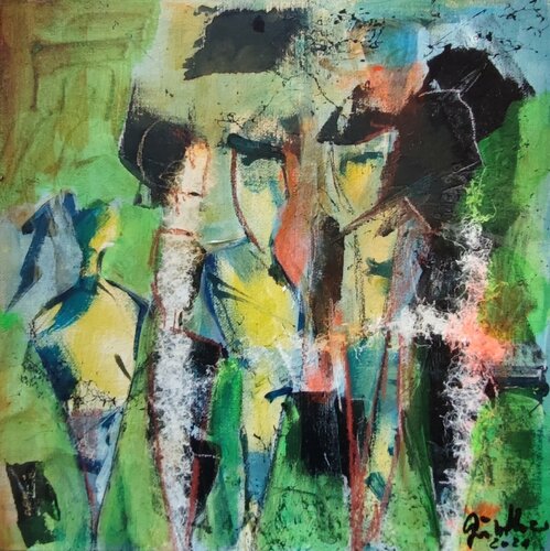 Im Garten van Birgit Günther, Schilderij te koop op Singulart