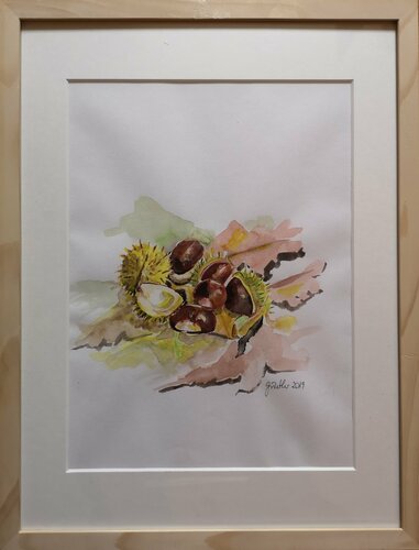Kastanien 2 by Birgit Günther, Work on Paper for Sale on Singulart