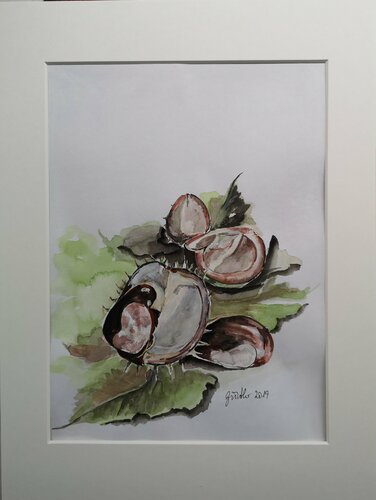 Kastanien 4 by Birgit Günther, Work on Paper for Sale on Singulart