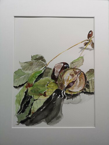Kastanien 5 by Birgit Günther, Work on Paper for Sale on Singulart
