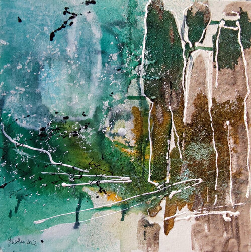In der Wüste di Birgit Günther, Pittura in vendita su Singulart
