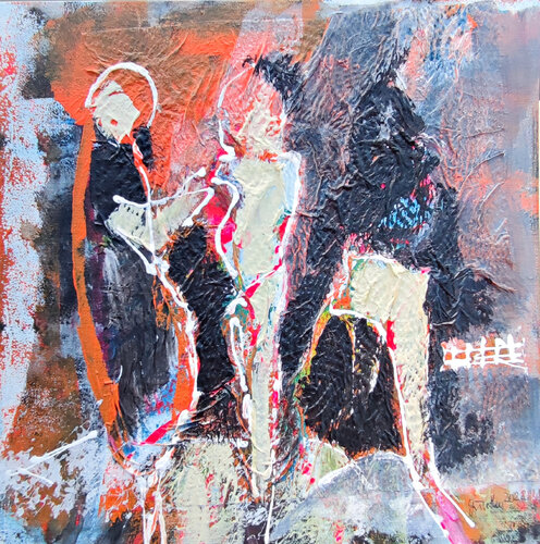 Geheimes Treffen di Birgit Günther, Pittura in vendita su Singulart