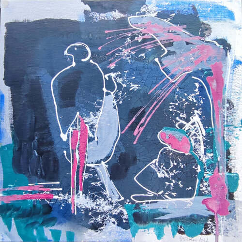 Figuren 9 di Birgit Günther, Pittura in vendita su Singulart