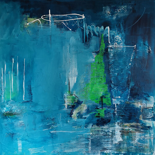 Wohin der Wind mich zieht   - wherever the wind goes von Birgit Günther, Malerei kaufen auf Singulart