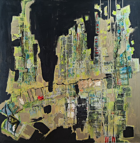 Spirit of the world van Birgit Günther, Schilderij te koop op Singulart