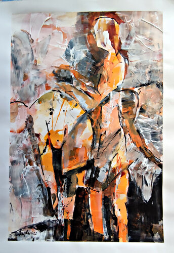 Bärbel, Katja und Margit by Birgit Günther, Work on Paper for Sale on Singulart