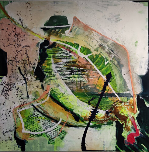 Ebene 1 - level 1 di Birgit Günther, Pittura in vendita su Singulart