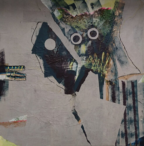 Maskenball - King di Birgit Günther, Pittura in vendita su Singulart
