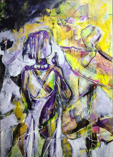 Zwischen Schutz und Aufbruch de Birgit Günther, Pintura a la venta en Singulart