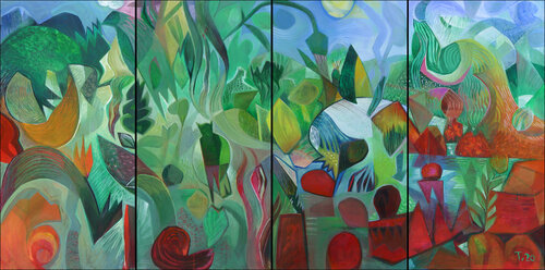 PARADISE LOST de Tillian ·, Pintura a la venta en Singulart