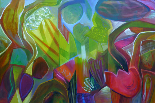 'SUNSHOWER' van Tillian ·, Schilderij te koop op Singulart