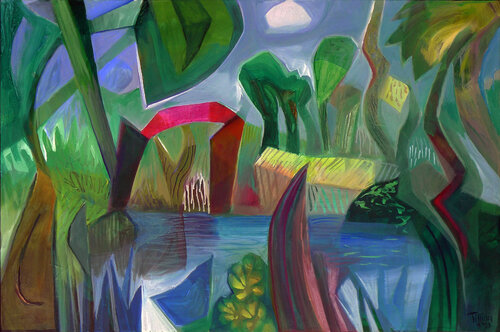 'THE MAGIC GATE' by Tillian ·, Painting for Sale on Singulart