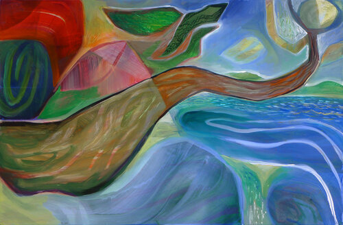 'DEEP END' van Tillian ·, Schilderij te koop op Singulart