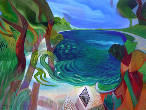 'WHISPERS OF THE DEEP' by Tillian ·, Painting for Sale on Singulart
