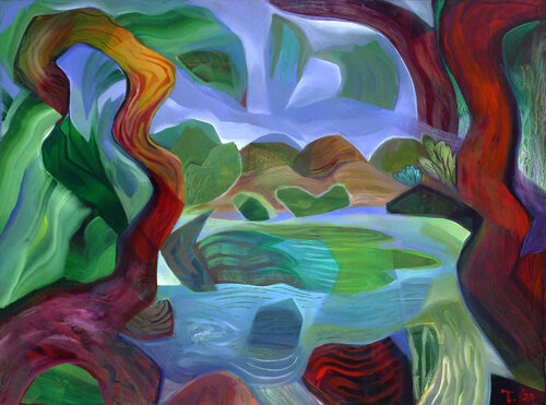 'THE KISS OF TIME' by Tillian ·, Painting for Sale on Singulart