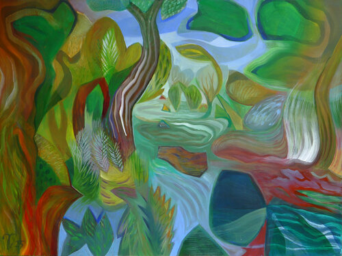 ‘Stepping Stones’ by Tillian ·, Painting for Sale on Singulart
