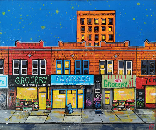 Coney Island di Frob, Pittura in vendita su Singulart