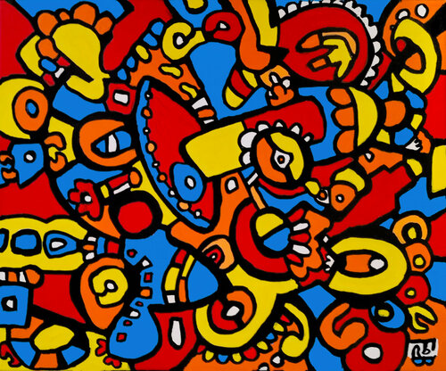Badaboum di Frob, Pittura in vendita su Singulart