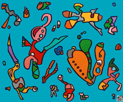 Particules by Frob, Painting for Sale on Singulart