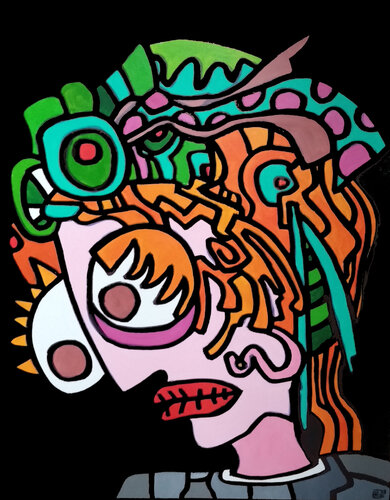 Christ ? van Frob, Schilderij te koop op Singulart
