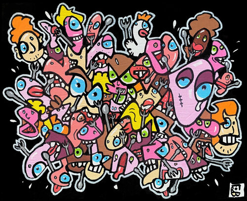 Miam von Frob, Malerei kaufen auf Singulart