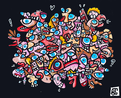 Retraités par Frob, Peinture en vente sur Singulart