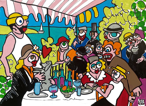 Les canotiers 2 de Frob, Pintura a la venta en Singulart