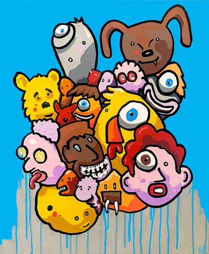 Tourisme de masse van Frob, Schilderij te koop op Singulart