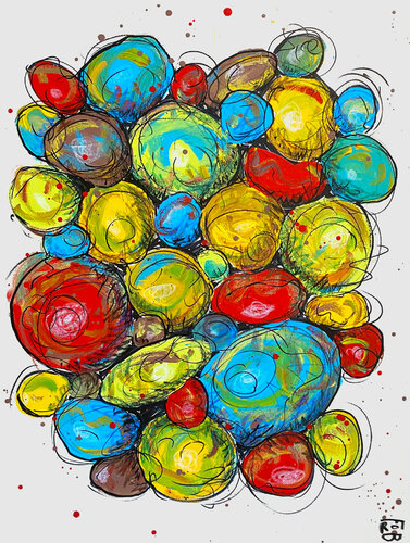 Chaos 2 van Frob, Schilderij te koop op Singulart