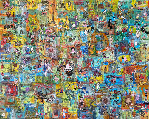 Palimpseste par Frob, Peinture en vente sur Singulart