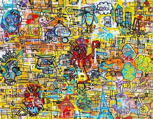 Routard di Frob, Pittura in vendita su Singulart