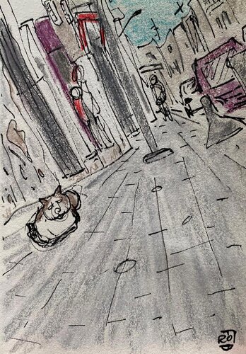 Rue de Tunisie 8 von Frob, Zeichnungen kaufen auf Singulart