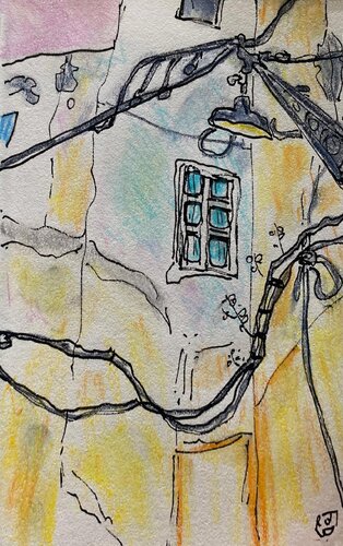 Rue de Tunisie de nuit 1 par Frob, Dessin en vente sur Singulart